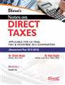 Notes on DIRECT TAXES (Set of 13 modules) - Mahavir Law House(MLH)